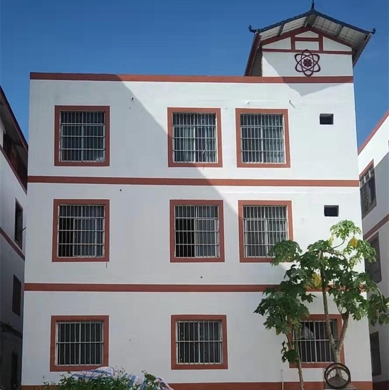 广西两高沿线乡村风貌工程改建良庆区新兰村项目选用金洋水性平涂