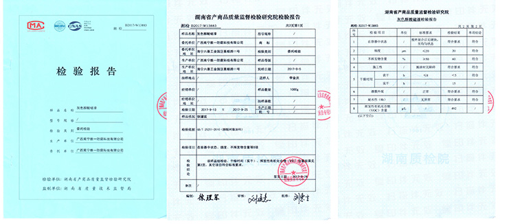 灰色醇酸磁漆检测报告